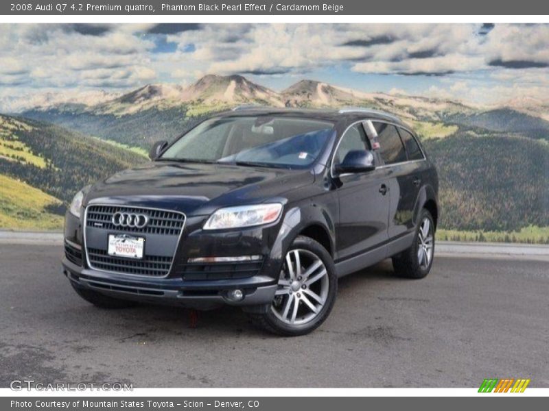 Phantom Black Pearl Effect / Cardamom Beige 2008 Audi Q7 4.2 Premium quattro