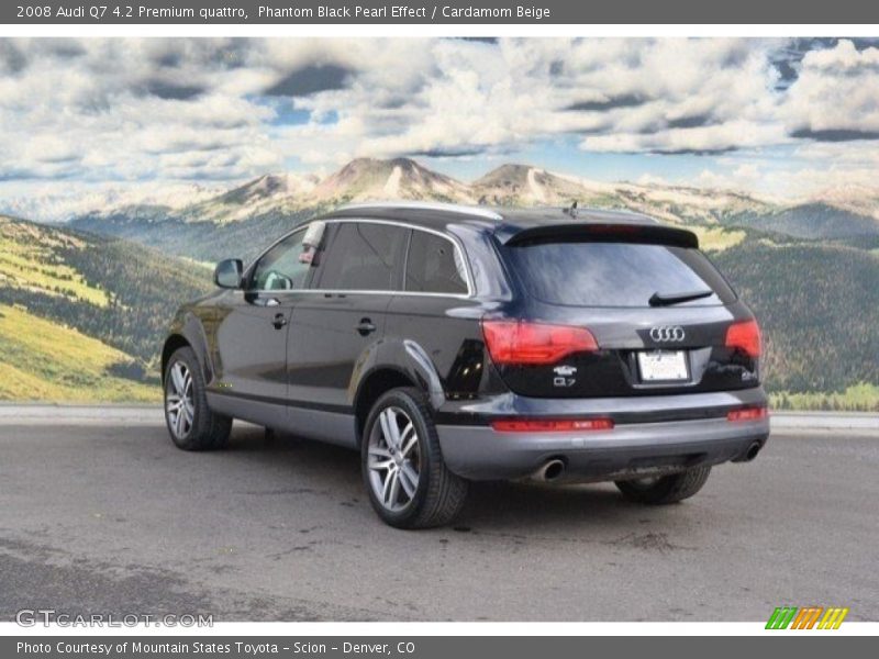 Phantom Black Pearl Effect / Cardamom Beige 2008 Audi Q7 4.2 Premium quattro