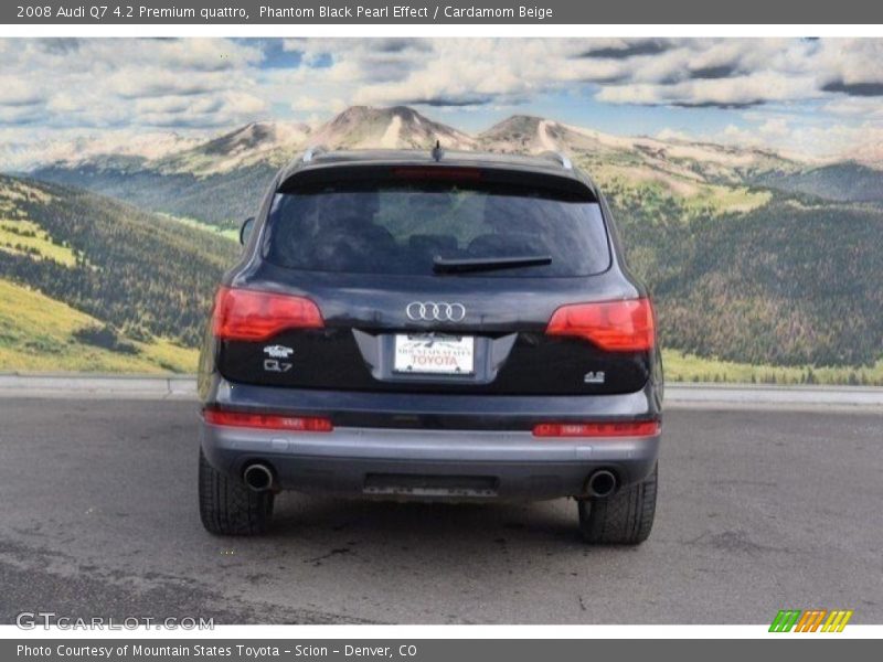 Phantom Black Pearl Effect / Cardamom Beige 2008 Audi Q7 4.2 Premium quattro
