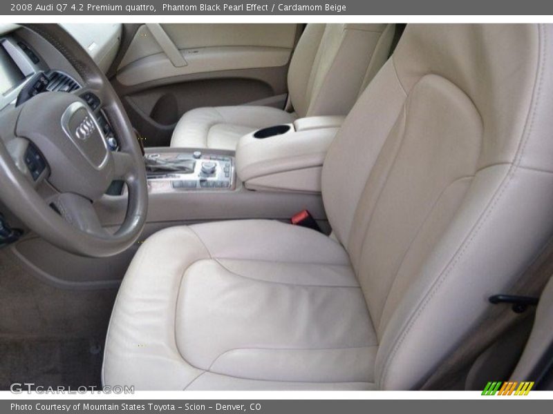 Phantom Black Pearl Effect / Cardamom Beige 2008 Audi Q7 4.2 Premium quattro