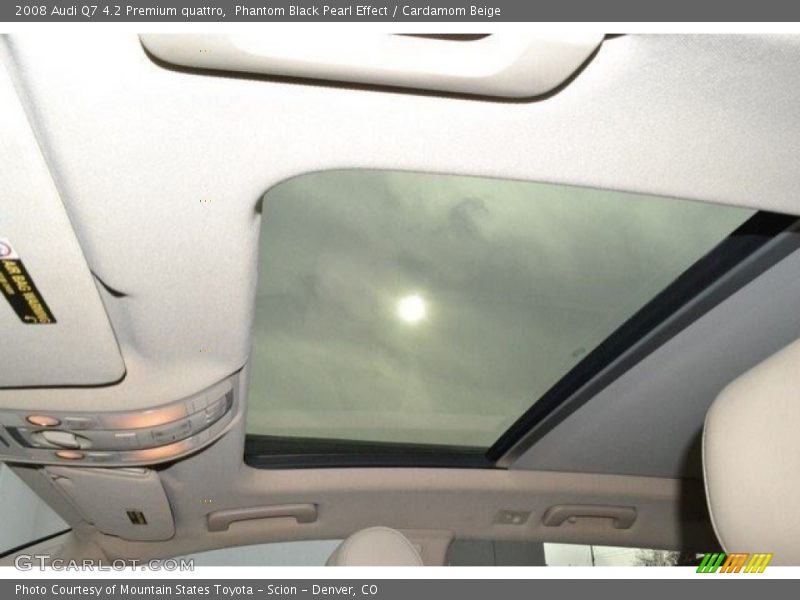 Phantom Black Pearl Effect / Cardamom Beige 2008 Audi Q7 4.2 Premium quattro