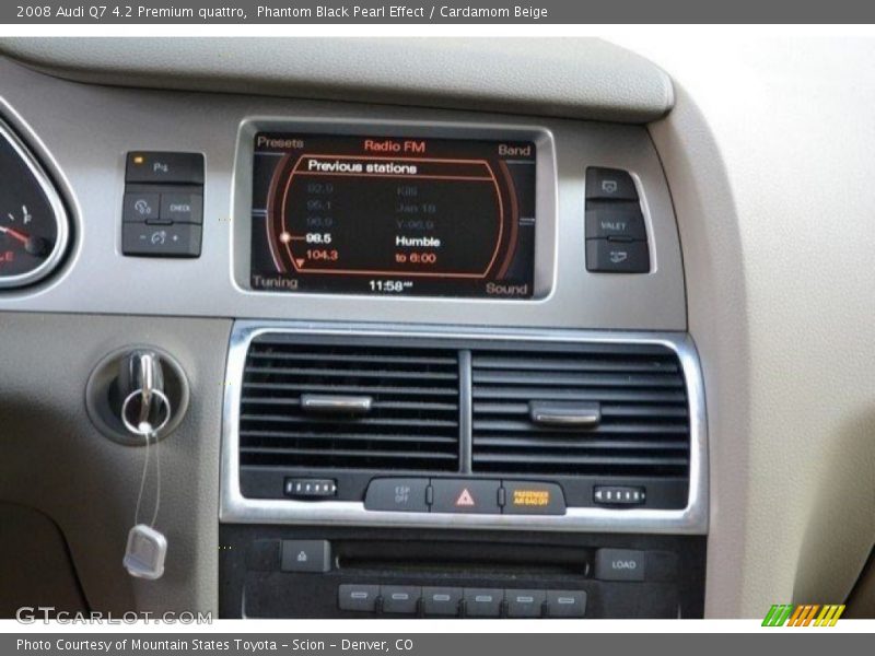 Phantom Black Pearl Effect / Cardamom Beige 2008 Audi Q7 4.2 Premium quattro