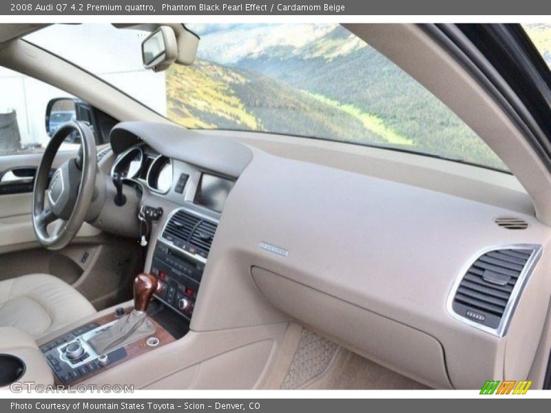 Phantom Black Pearl Effect / Cardamom Beige 2008 Audi Q7 4.2 Premium quattro