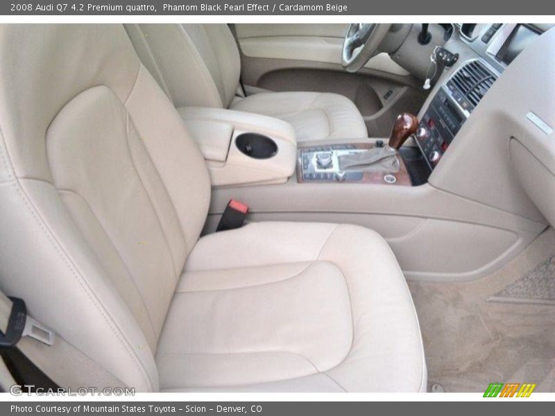 Phantom Black Pearl Effect / Cardamom Beige 2008 Audi Q7 4.2 Premium quattro