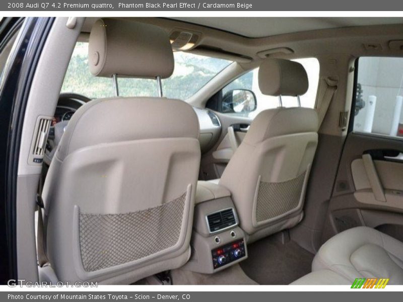 Phantom Black Pearl Effect / Cardamom Beige 2008 Audi Q7 4.2 Premium quattro