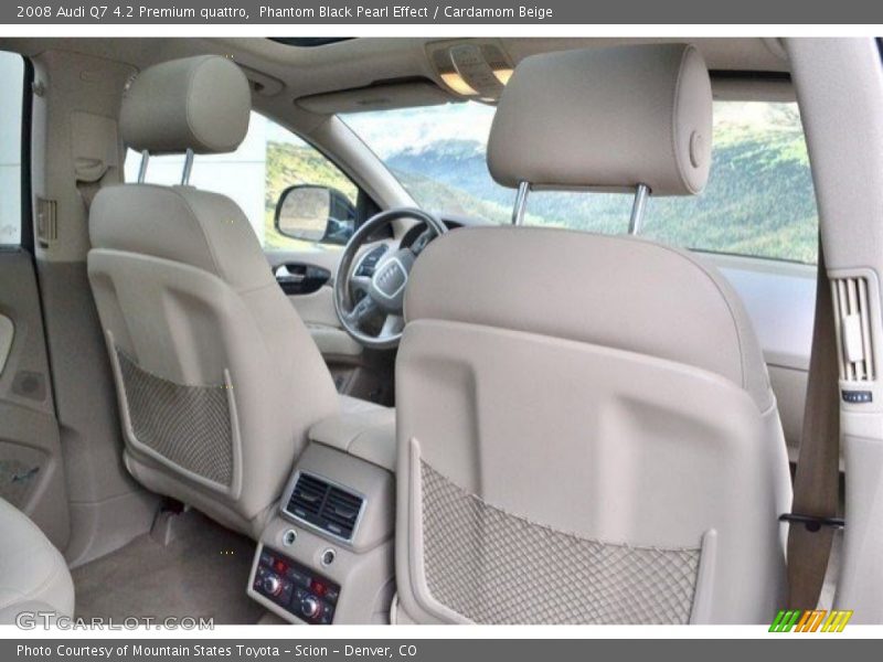 Phantom Black Pearl Effect / Cardamom Beige 2008 Audi Q7 4.2 Premium quattro
