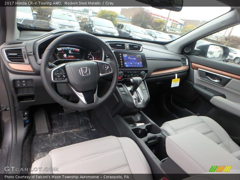  2017 CR-V Touring AWD Gray Interior