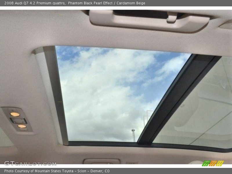 Phantom Black Pearl Effect / Cardamom Beige 2008 Audi Q7 4.2 Premium quattro