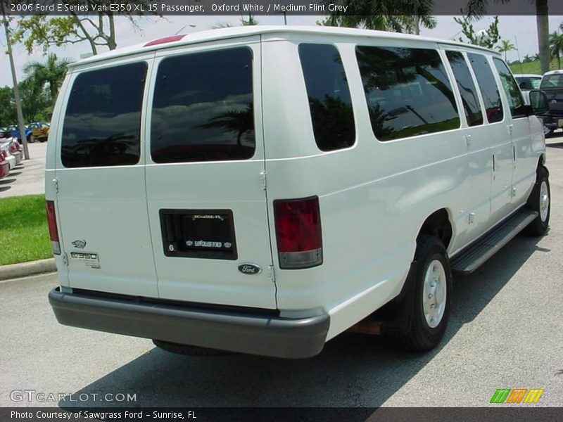 Oxford White / Medium Flint Grey 2006 Ford E Series Van E350 XL 15 Passenger
