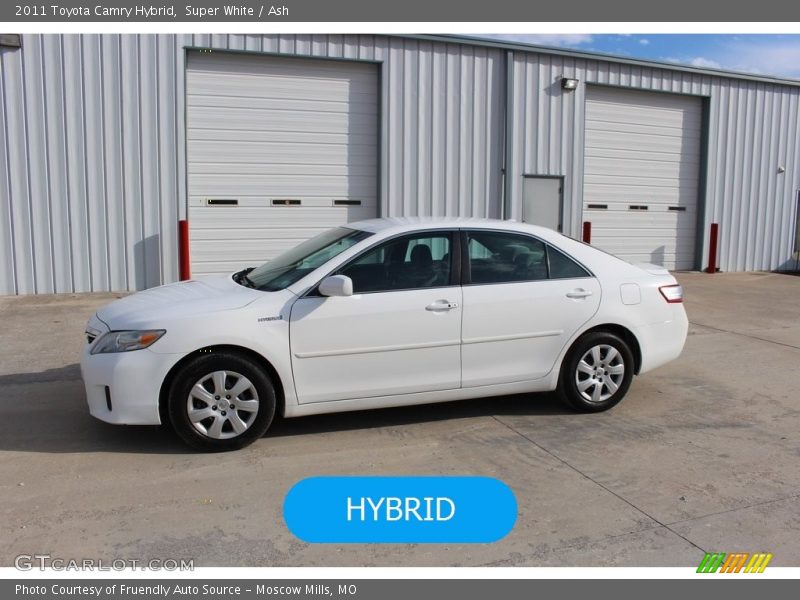 Super White / Ash 2011 Toyota Camry Hybrid