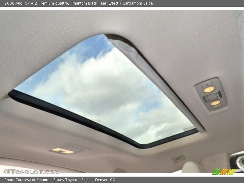 Phantom Black Pearl Effect / Cardamom Beige 2008 Audi Q7 4.2 Premium quattro
