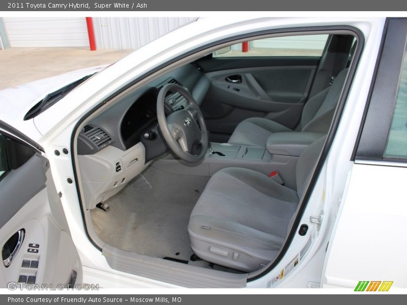 Super White / Ash 2011 Toyota Camry Hybrid
