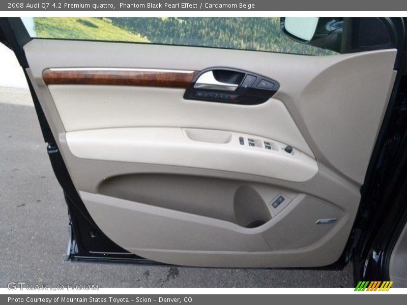 Phantom Black Pearl Effect / Cardamom Beige 2008 Audi Q7 4.2 Premium quattro