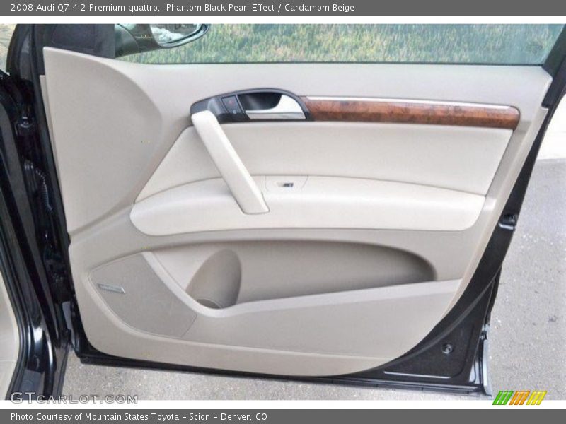 Phantom Black Pearl Effect / Cardamom Beige 2008 Audi Q7 4.2 Premium quattro
