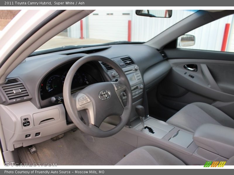 Super White / Ash 2011 Toyota Camry Hybrid