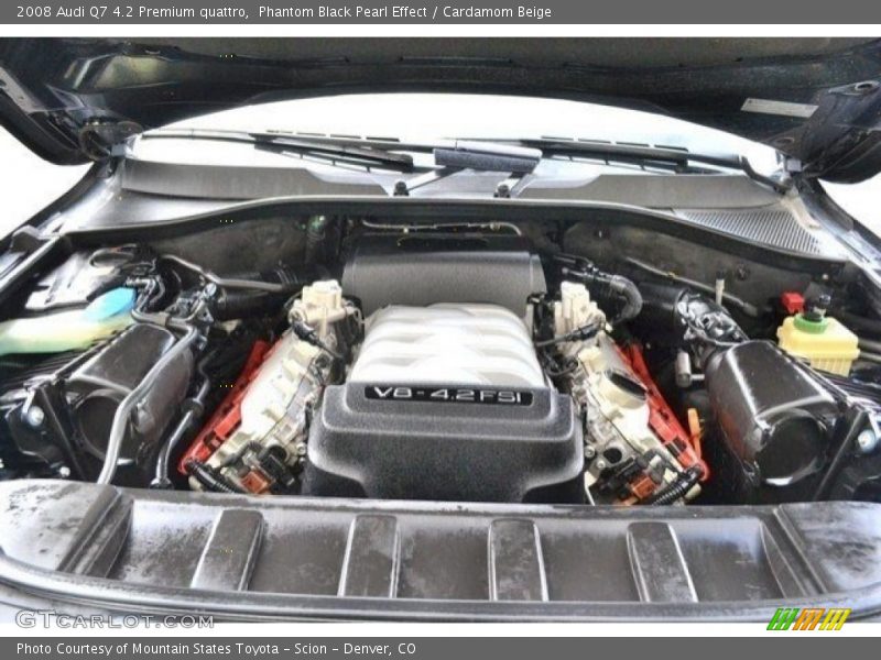 Phantom Black Pearl Effect / Cardamom Beige 2008 Audi Q7 4.2 Premium quattro