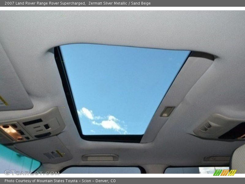 Zermatt Silver Metallic / Sand Beige 2007 Land Rover Range Rover Supercharged