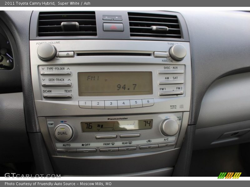 Super White / Ash 2011 Toyota Camry Hybrid