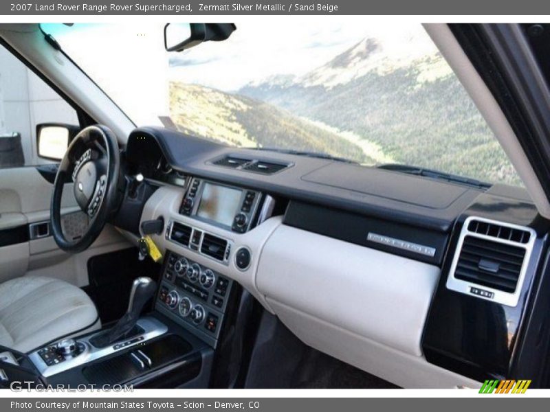 Zermatt Silver Metallic / Sand Beige 2007 Land Rover Range Rover Supercharged