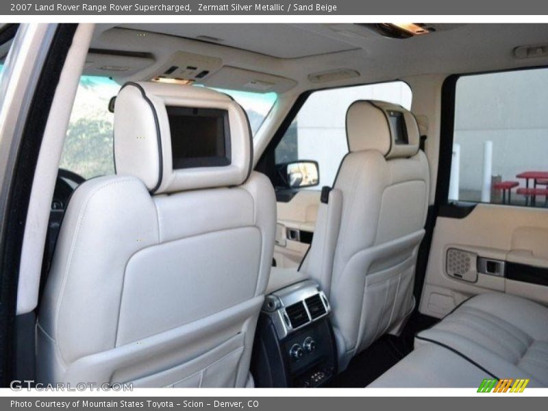 Zermatt Silver Metallic / Sand Beige 2007 Land Rover Range Rover Supercharged