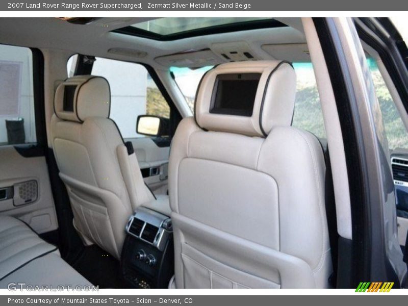 Zermatt Silver Metallic / Sand Beige 2007 Land Rover Range Rover Supercharged