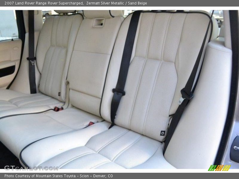 Zermatt Silver Metallic / Sand Beige 2007 Land Rover Range Rover Supercharged