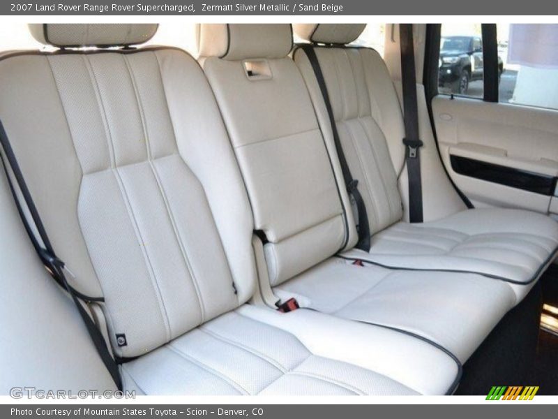Zermatt Silver Metallic / Sand Beige 2007 Land Rover Range Rover Supercharged