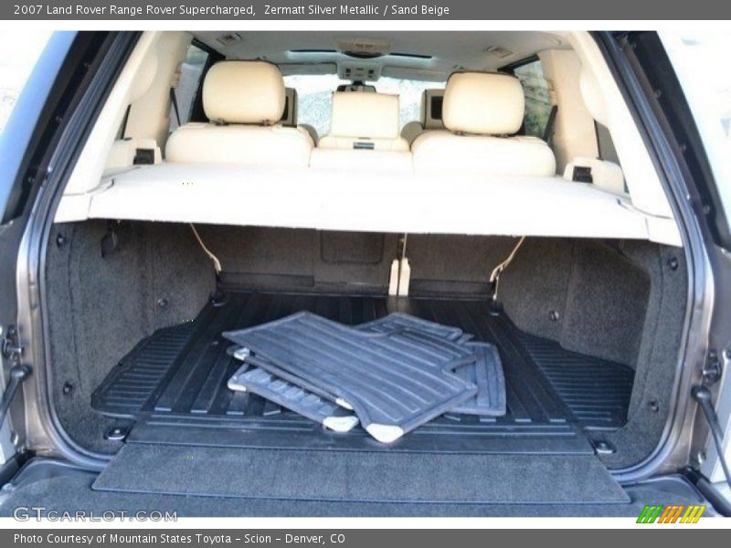 Zermatt Silver Metallic / Sand Beige 2007 Land Rover Range Rover Supercharged