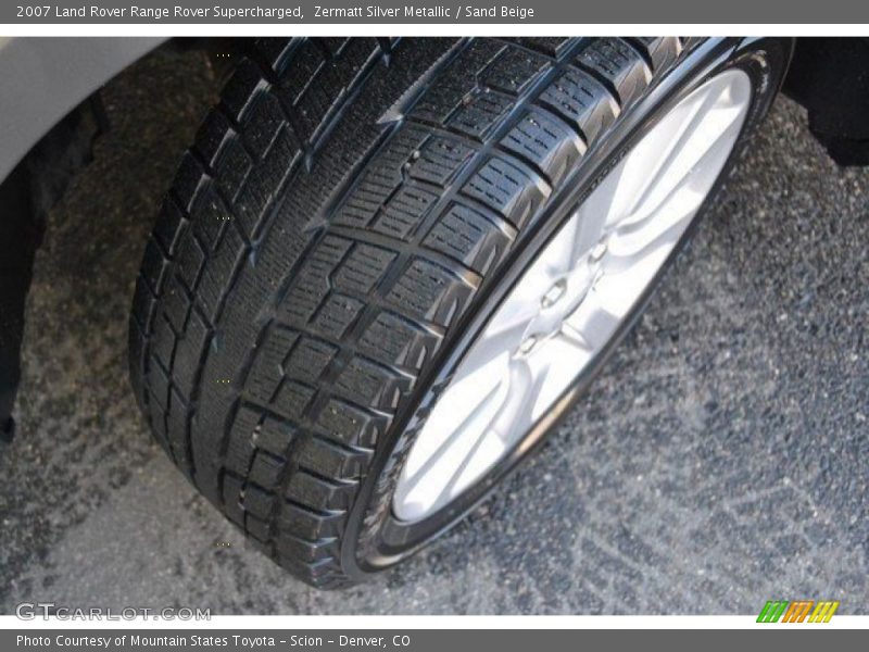 Zermatt Silver Metallic / Sand Beige 2007 Land Rover Range Rover Supercharged