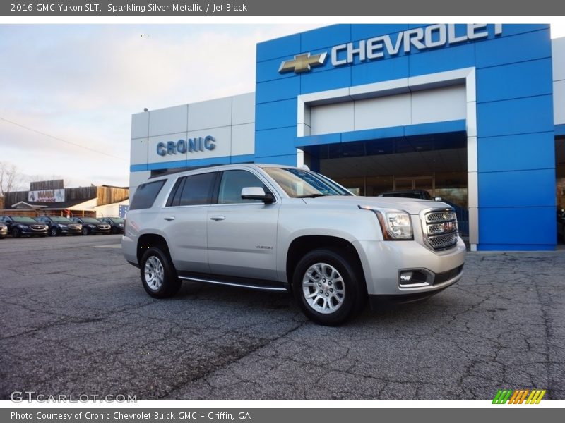 Sparkling Silver Metallic / Jet Black 2016 GMC Yukon SLT