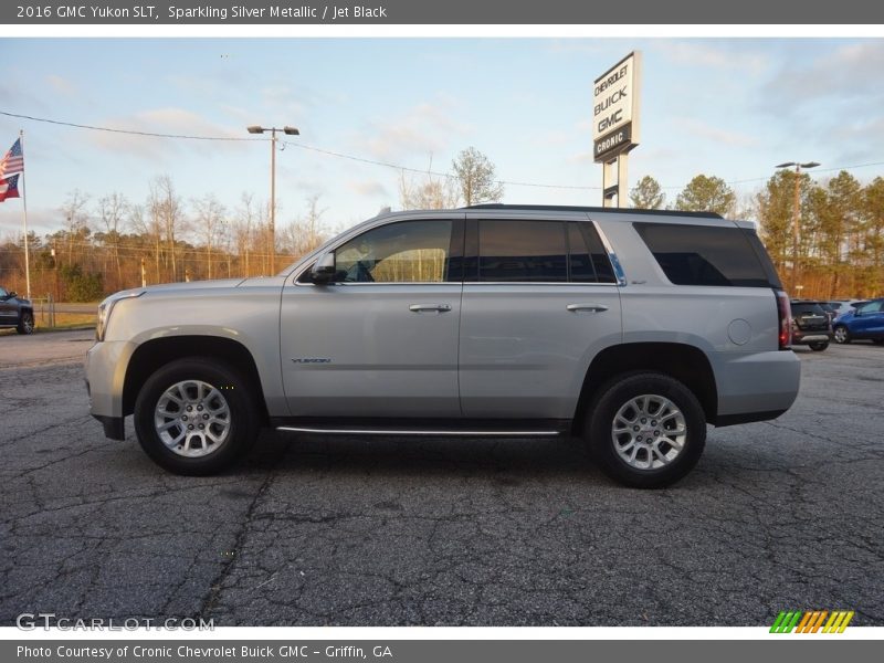 Sparkling Silver Metallic / Jet Black 2016 GMC Yukon SLT