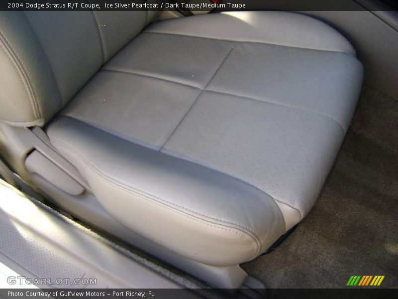 Ice Silver Pearlcoat / Dark Taupe/Medium Taupe 2004 Dodge Stratus R/T Coupe