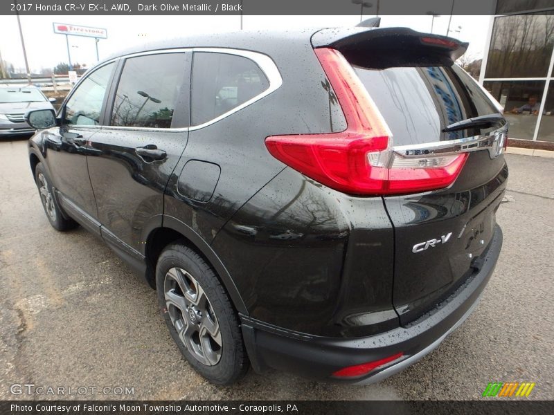 Dark Olive Metallic / Black 2017 Honda CR-V EX-L AWD