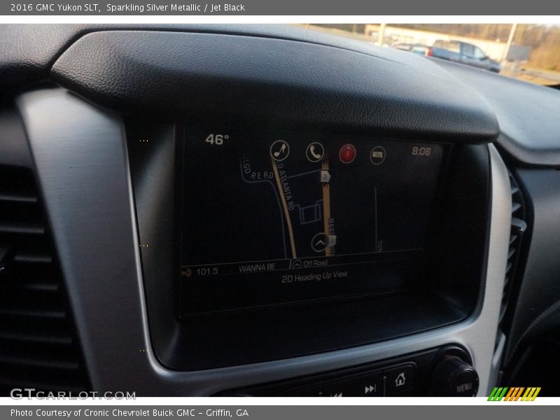 Sparkling Silver Metallic / Jet Black 2016 GMC Yukon SLT