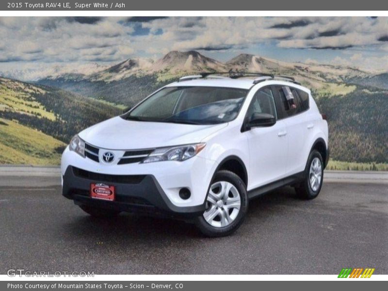 Super White / Ash 2015 Toyota RAV4 LE
