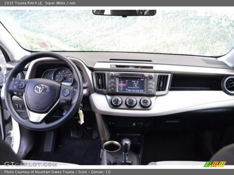 Super White / Ash 2015 Toyota RAV4 LE