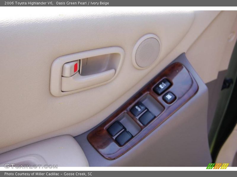 Oasis Green Pearl / Ivory Beige 2006 Toyota Highlander V6