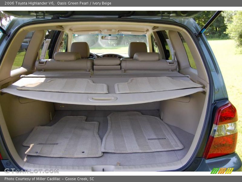 Oasis Green Pearl / Ivory Beige 2006 Toyota Highlander V6