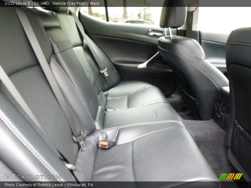 Nebula Gray Pearl / Black 2012 Lexus IS 250 AWD