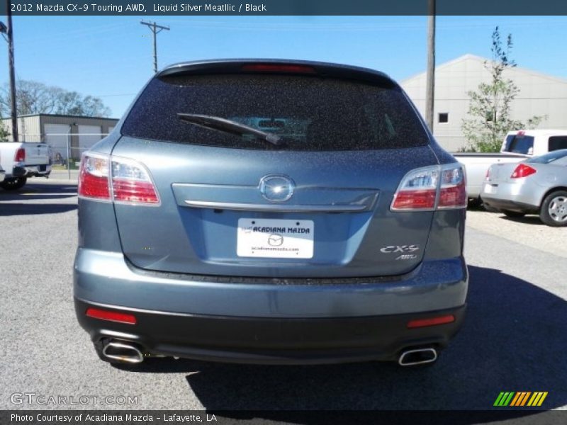 Liquid Silver Meatllic / Black 2012 Mazda CX-9 Touring AWD