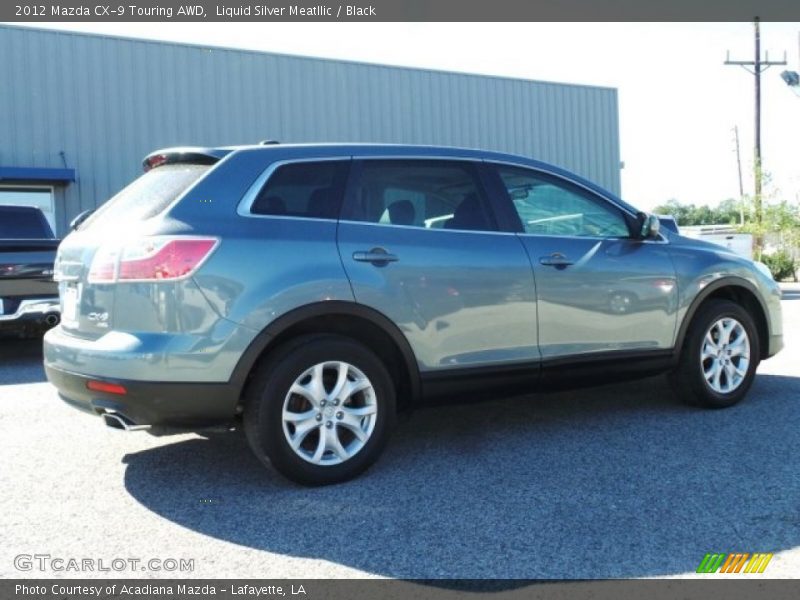Liquid Silver Meatllic / Black 2012 Mazda CX-9 Touring AWD