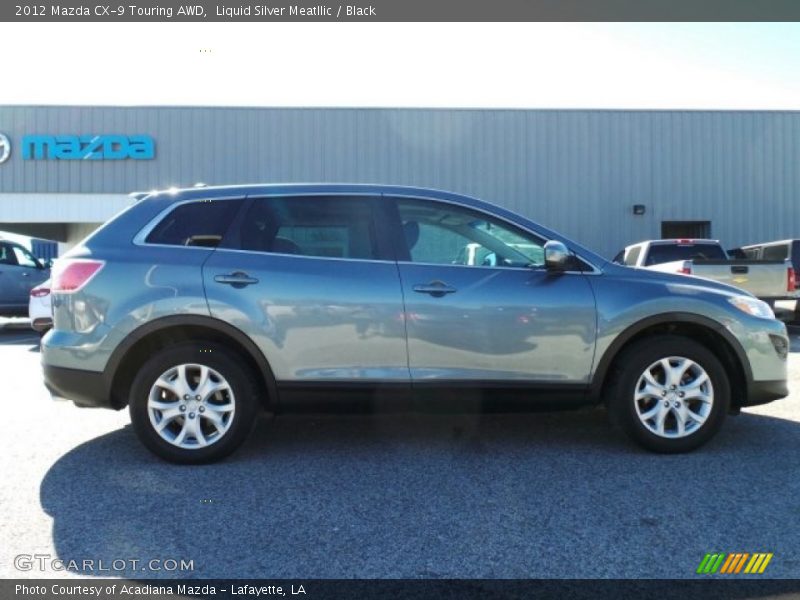 Liquid Silver Meatllic / Black 2012 Mazda CX-9 Touring AWD