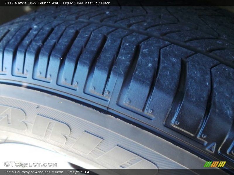 Liquid Silver Meatllic / Black 2012 Mazda CX-9 Touring AWD