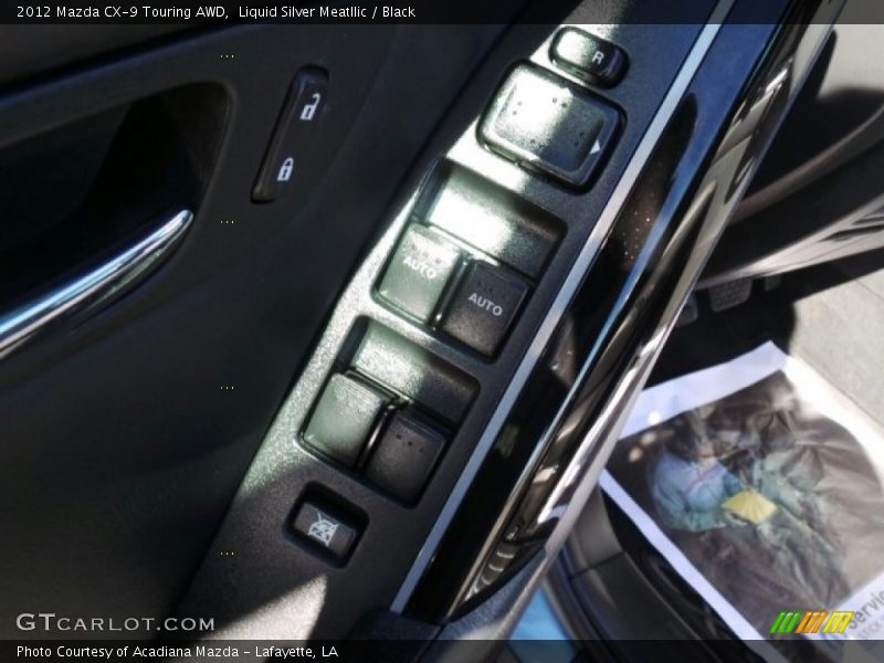 Liquid Silver Meatllic / Black 2012 Mazda CX-9 Touring AWD