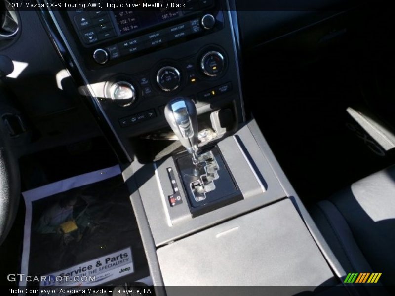 Liquid Silver Meatllic / Black 2012 Mazda CX-9 Touring AWD