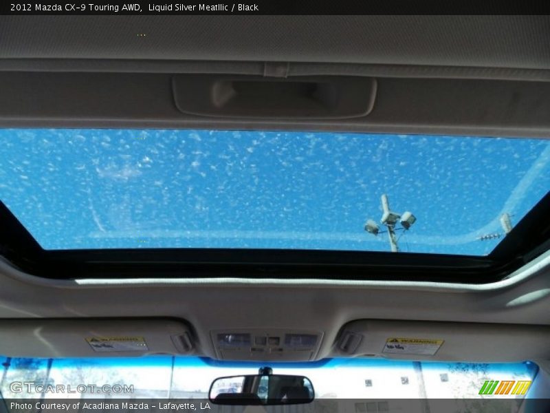 Liquid Silver Meatllic / Black 2012 Mazda CX-9 Touring AWD