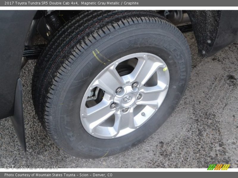 Magnetic Gray Metallic / Graphite 2017 Toyota Tundra SR5 Double Cab 4x4