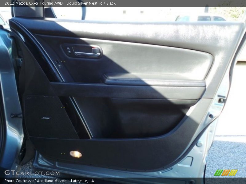 Liquid Silver Meatllic / Black 2012 Mazda CX-9 Touring AWD