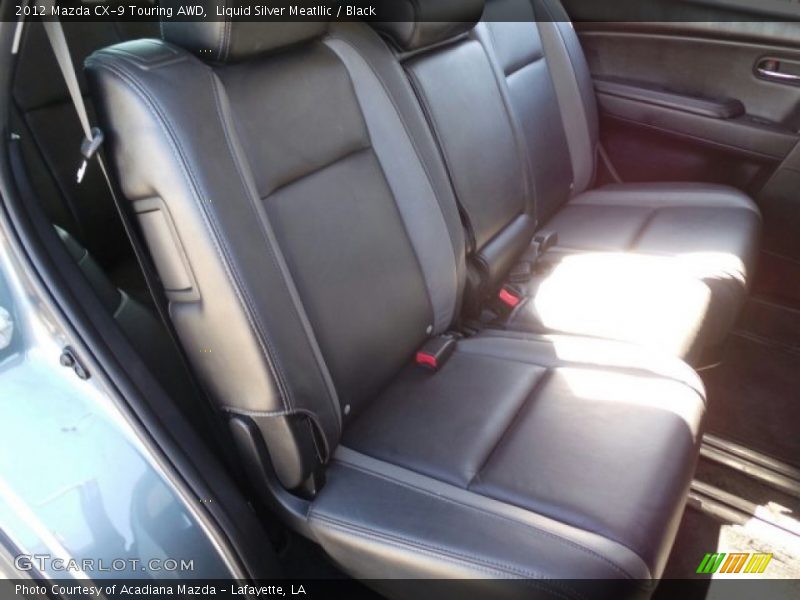 Liquid Silver Meatllic / Black 2012 Mazda CX-9 Touring AWD
