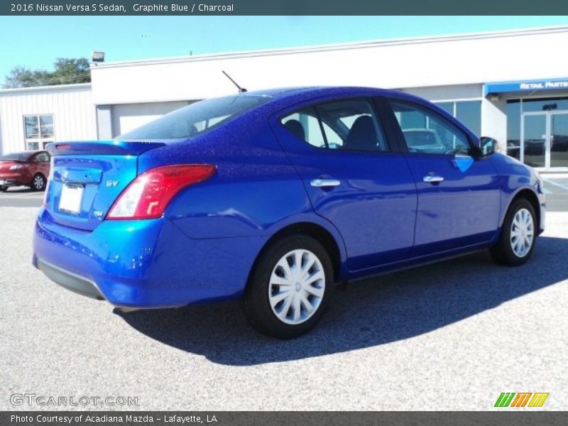 Graphite Blue / Charcoal 2016 Nissan Versa S Sedan